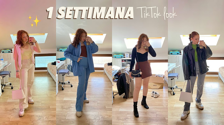 FILTRO DI TIKTOK SCEGLIE IL MIO OUTFIT PER UNA SETTIMANA 👗✨