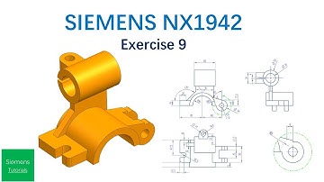 Siemens NX1942 Model Design basic tutorials for beginers|NX建模入门教程实例