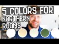 5 paint colors for north facing rooms  benjamin moore