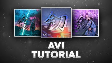 Basic AVI Tutorial | kniFe_ | Popout AVI