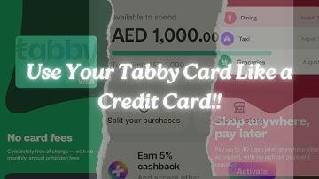 Use Your Tabby Like a Credit Card | No Initial Payment