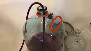 How To Rack Wine Off Gross Lees (aka Siphoning The New Wine Off The Heavy Sediment)