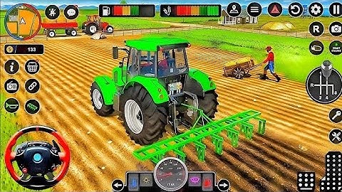 Drive Modern Tractor Farming Game Simulator 3D – New Tractor Android Game 2025