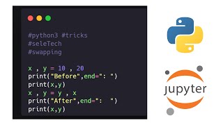 Python in line swapping