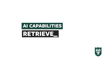 Retrieval: Finding External & Internal Information | AI Capabilities Explained [2025]