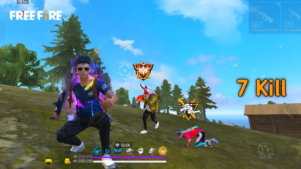 BR Ranked Match 7 Kill Garena Free Fire - Top YT - YouTube
