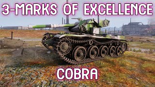 Highlight: Cobra 3-Marks of Excellence Battle [World of Tanks]