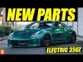 Building the World's FIRST Tesla Swapped Liberty Walk Nissan 350Z! PARTS HAUL -- Wilwood Big Brakes!