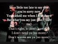 Eminem Feat Lil Wayne - No Love Lyrics