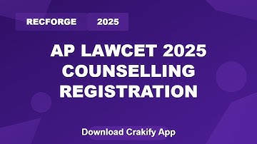 AP LAWCET 2025 Counselling Guide | Registration, Dates & Tips