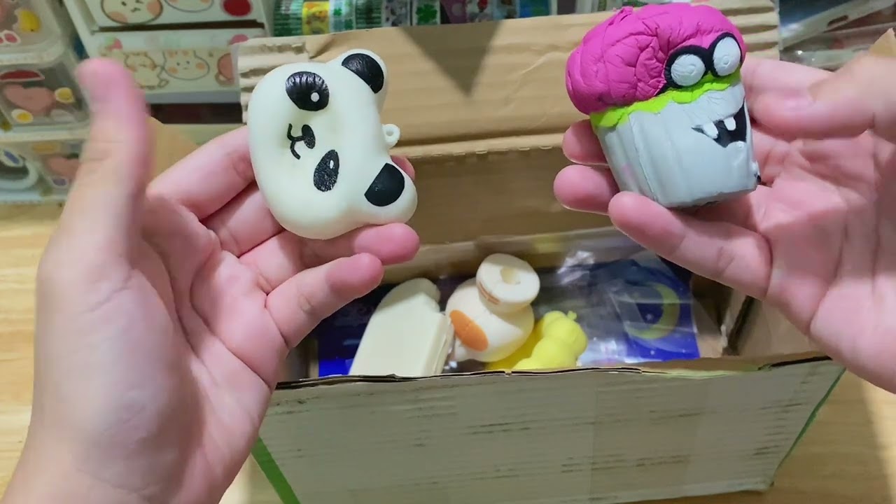 Gói bưu phẩm Squishy cho khách combo lỗi squishy chất indo giá rẻ 