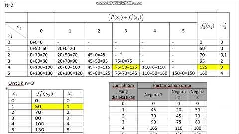program dinamik: masalah alokasi