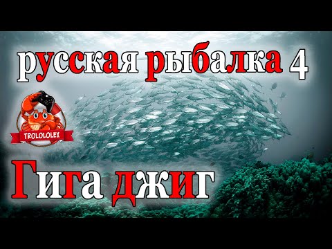 Видео: Русская рыбалка 4 Гигаджиг на мертвую рыбу  Трофей Норвежское море