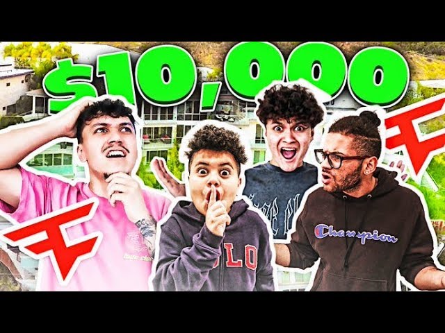 FIRST TO FIND MY LITTLE BROTHER IN THE FAZE HOUSE WINS $10,000 CHALLENGE!!!!