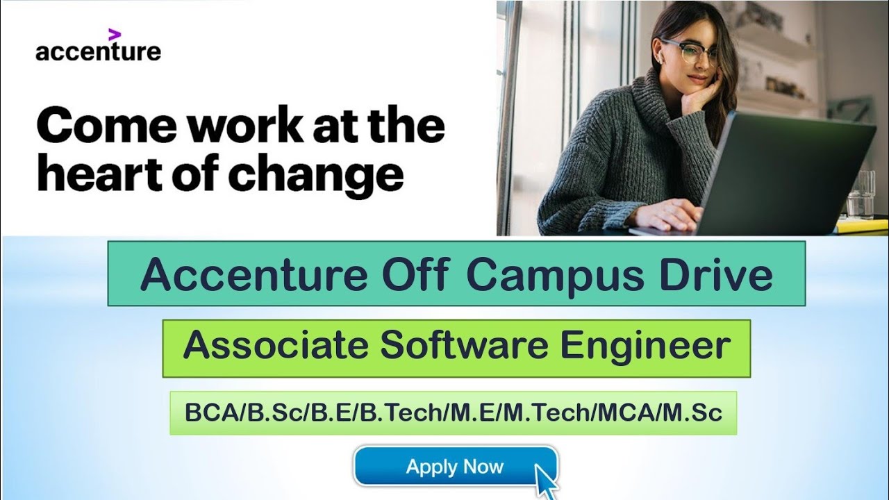Accenture off Campus Drive | Associate Software Engineer | Fresher ...