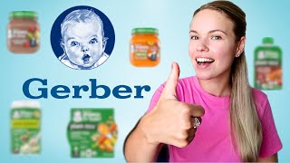 5 BEST HEALTHY GERBER BABY FOODS: Baby Purees, Baby Cereals, Snacks | Gerber Baby Food Review