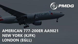 [P3Dv5.1] PMDG American 777-200ER - New York to London (KJFK-EGLL)