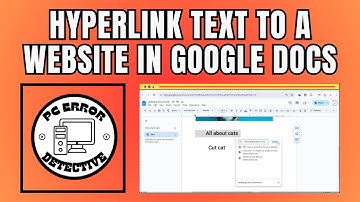 How to Hyperlink Text to a Website in Google Docs