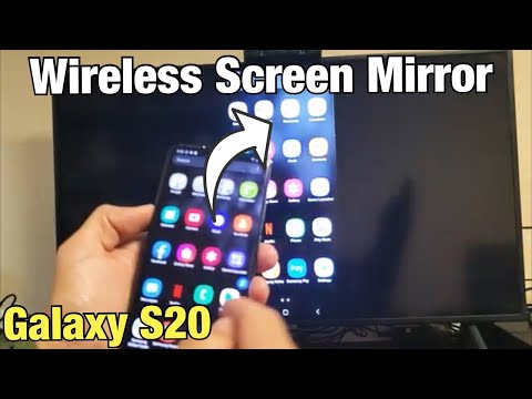 Galaxy S20 / S20+ : How to Connect Screen Mirror Wirelessly to Samsung TV