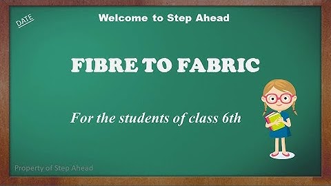 MCQ | Class 6 | Science | Fibre to Fabric | by Preksha