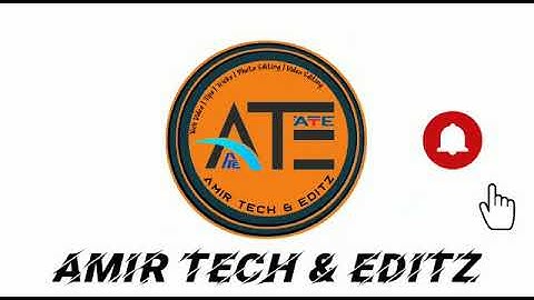 My channel Intro | Amir Tech & Editz