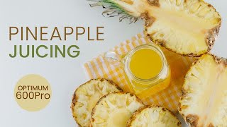 How I made Pineapple Juice at home with my Amazing  Optimum 600Pro 