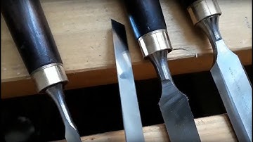 Lidl chishels, "Sharpening" the handles