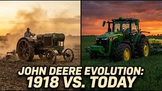 John Deere Tractor Evolution 1918–Today | From Vintage to Modern Farming Machines