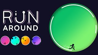 Run Around 웃 📍⭕🏃‍♀️ All Levels Gameplay Android iOS screenshot 4