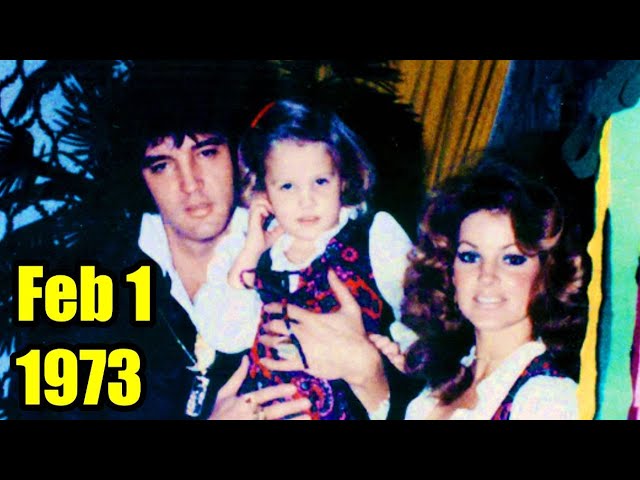 THE FULL STORY BEHIND THIS PHOTO of ELVIS u0026 PRISCILLA AFTER DIVORCE | LISA MARIE's 5th BIRTHDAY class=