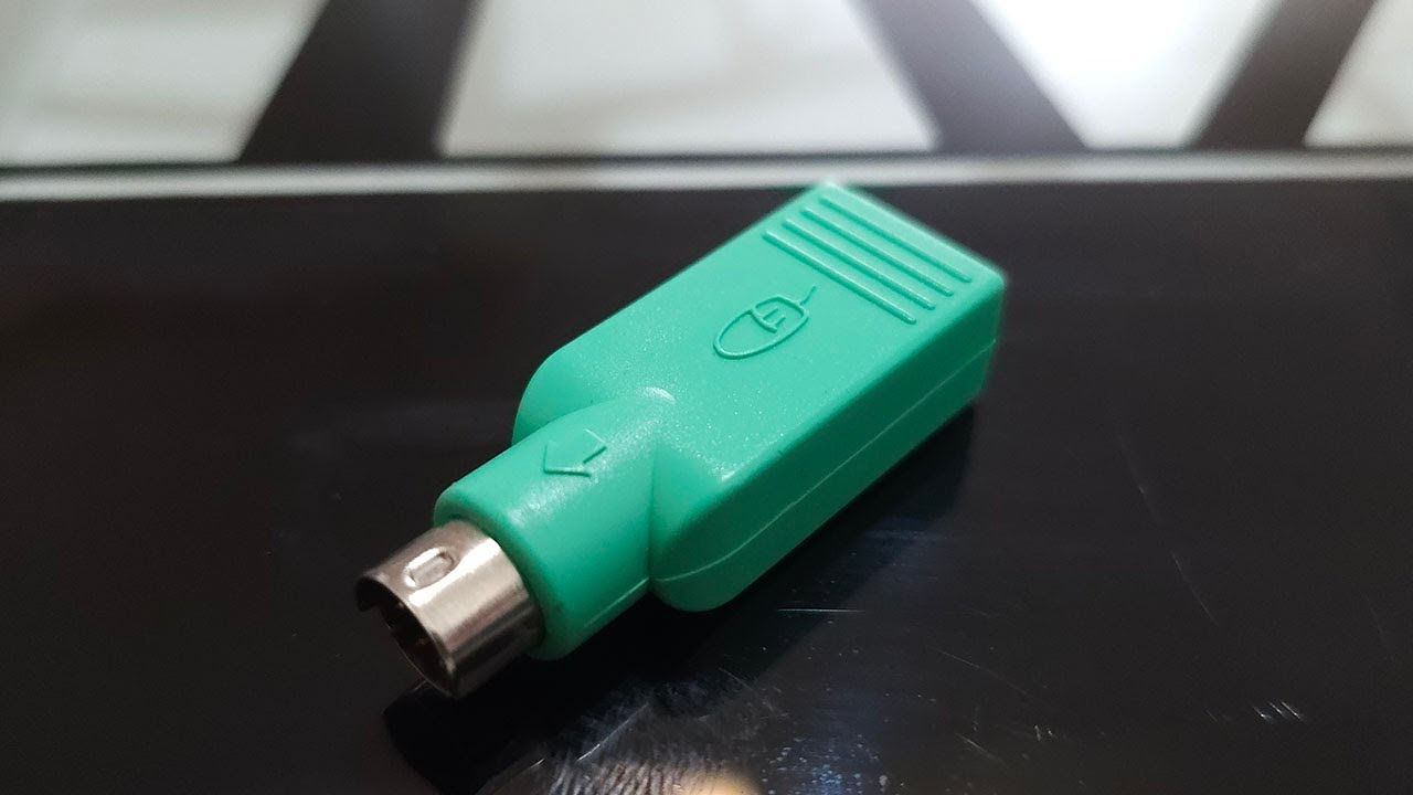 USB TO PS2 Adapter Mouse Logitech 501215-0004