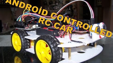 ANDROİD(ARDUİNO) CONTROLLED RC CAR.  AKILLI TELEFON KONTROLLÜ ARABA.