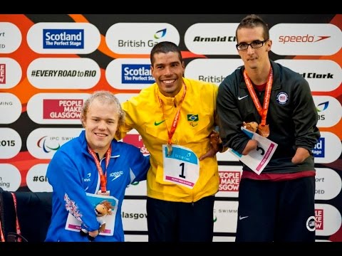 Men's 200m Freestyle S5 | Victory Ceremony | 2015 IPC Swimming World Championships Glasgow