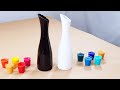 How to turn a Vase into a Beautiful Work of Art with Liquid Acrylic - Painting ideas