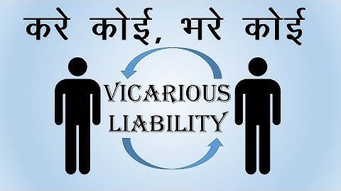 Vicarious Liability | Law of Torts | Law Guru