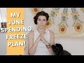 SPENDING FREEZE GOAL AND PLAN | No Spend June!