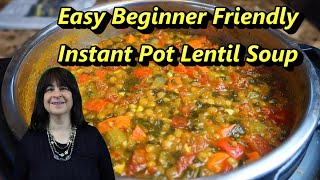 Instant Pot Lentil Soup Hearty and Delicious Comfort Food | Gluten Free & Vegan Easy for Beginners