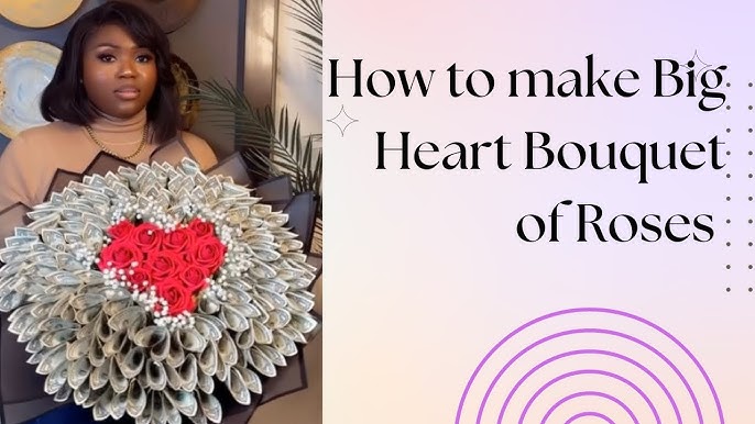 How to make a Money Flower for Men by @KKHousemoneybouquet 