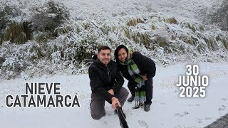 Nevada histórica en San Fernando del Valle de Catamarca, 30 de junio de 2025