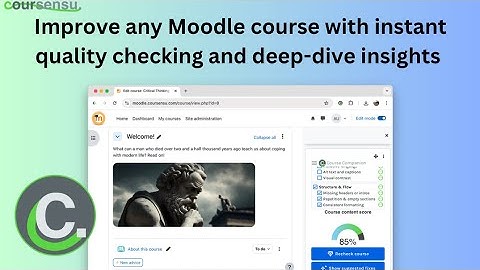 How to improve any Moodle course with instant quality checking and deep-dive insights