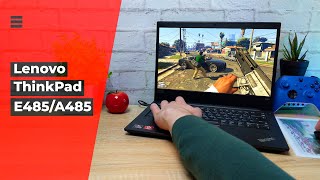 Обзор 💻 Lenovo ThinkPad E485/A485 - недорогой игровой ноутбук на Ryzen 5 + FPS TEST GTAV WoT Dota2