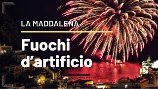 FIREWORKS OVER THE SEA 🎆 La Maddalena 🌊 Sardinia, Italy 🎇 22nd July 2023