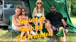 Familienurlaub im Dachzelt auf Lada Niva