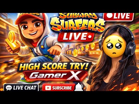 SUBWAY SURFERS LIVE || New High score challenge