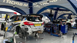 WRC Croatia Rally 2024 / Servicepark / M-Sport, Hyundai and Toyota and many more