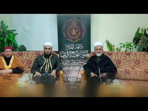 زيارة فضيلة الشيخ يوسف أبو غزالة لحضرة سيدنا الشيخ حسني حسن الشريف الحسيني