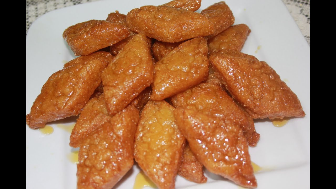 مقروط اقتصادي بالسميد  makrout semolina