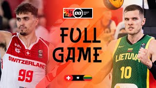 Switzerland 🇨🇭 vs Lithuania 🇱🇹 | Men | Full Pool Game | FIBA 3x3 World Cup 2025 | 3x3 Basketball