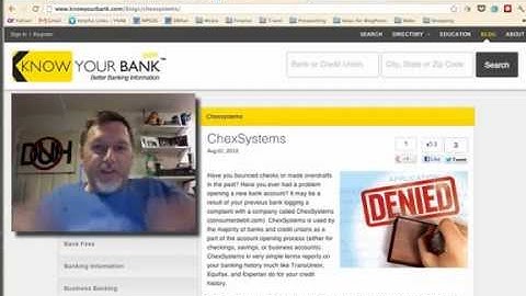 How to get your ChexSystems report for free
