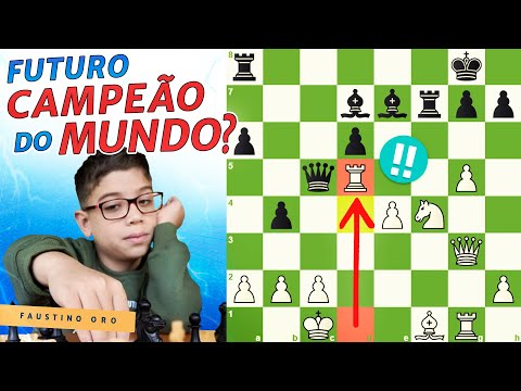 FOGO NO TABULEIRO NO CAMPEONATO PAN-AMERICANO SUB-20 DE XADREZ / COM O  PRODIGÍO FAUSTINO ORO 